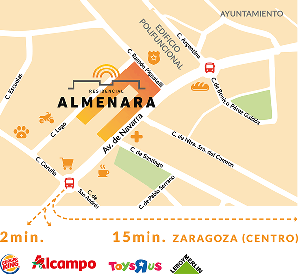 Mapa ubicación Residencial Almenara