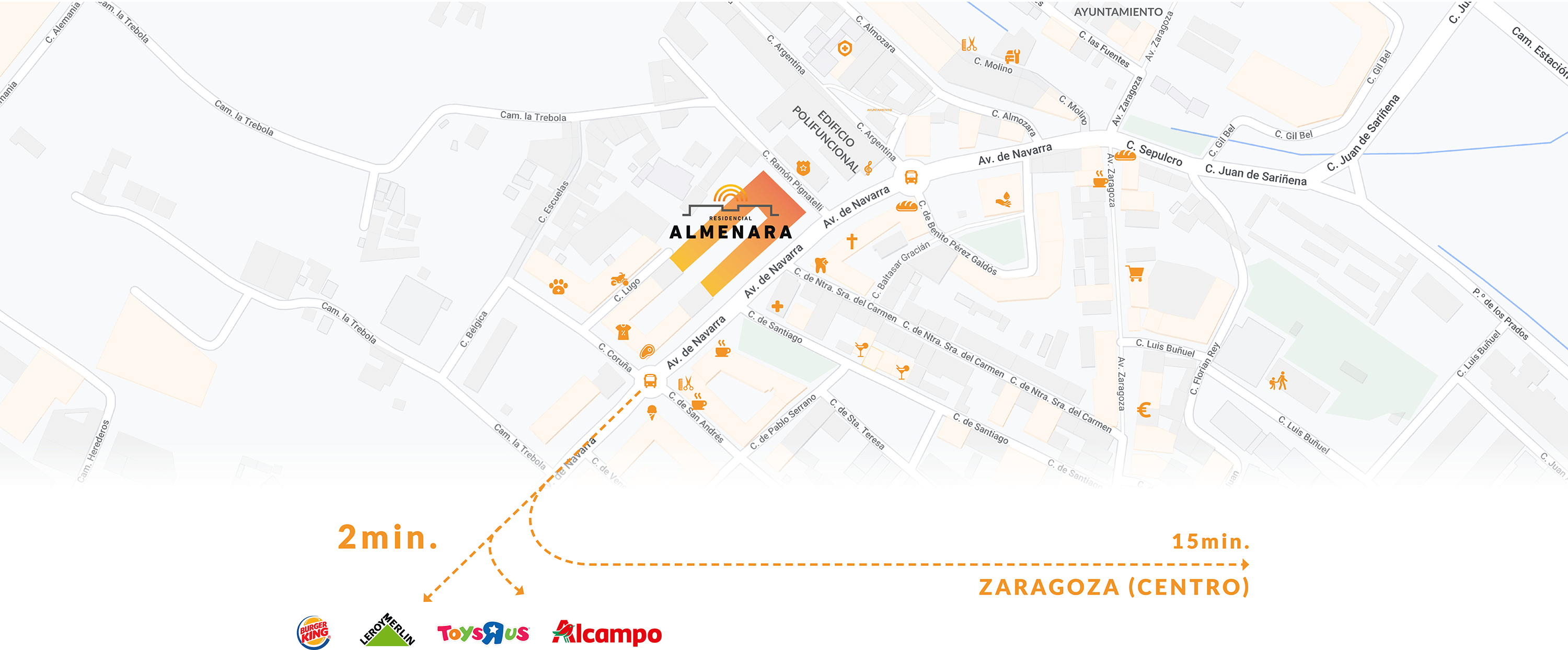 Mapa ubicación Residencial Almenara
